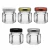 Pote de vidro Sextavado brigadeiro 40 ml mini geleia tempero vela geleinha tampa aluminio - comprar online