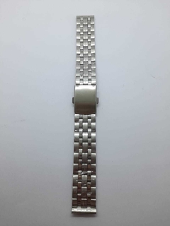 Pulseira Prata de Aço Sem Terminal (18mm e 20mm)