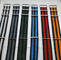 Pulseiras Nato Listradas.