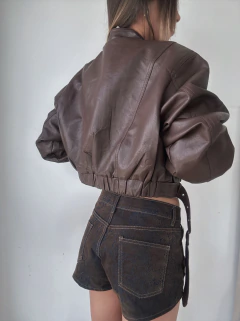 CAMPERA BOMBER YORKIE - CHOCOLATE - tienda online