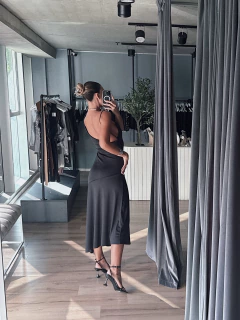 Imagen de VESTIDO TIANA LARGO - NEGRO