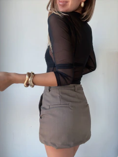 SHORT POLLERA DARLY - VISON - comprar online