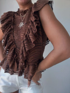 MUSCULOSA MARSELLA - CHOCOLATE - comprar online