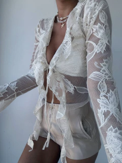 Imagen de CAMISA VOLADOS CAPRI - NATURAL