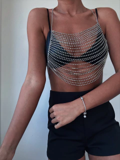 SHORT SASTRERO TIRO ALTO VENUS - NEGRO - comprar online