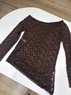 REMERA ML MADY - CHOCOLATE - tienda online