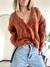Cardigan Corto Orion Terracota en internet