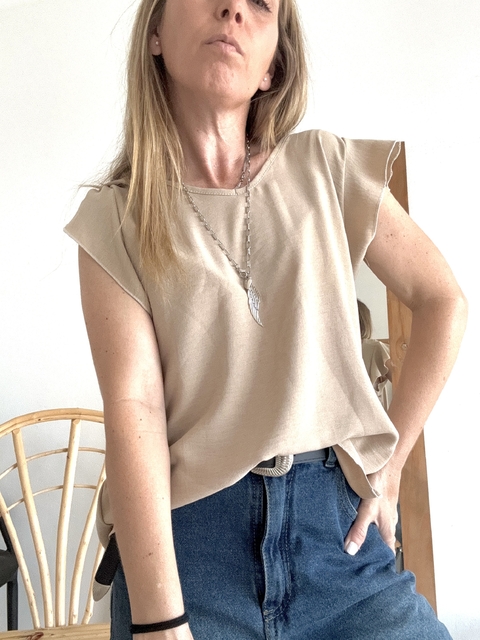 Blusa crep Francisca Tostada
