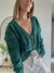 Cardigan Corto Orion Verde - tienda online