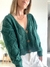 Cardigan Corto Orion Verde - comprar online