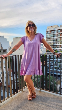 VESTIDO CORTO LISO - comprar online