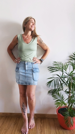 MUSCULOSA DOBLE MODAL BRETEL ANCHO - tienda online