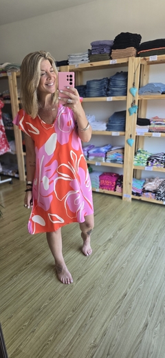 VESTIDO ROSA CHINA - Rubi Sol Showroom