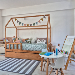 Cama Casita con Carro Cama