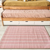 Alfombra Rayas Rosa