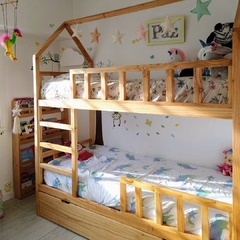 Cama Cucheta Casita Con Carro Cama - comprar online