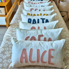 Almohadon con Nombre Personalizado
