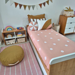 Acolchado Flores - Tienda Mini - Muebles y Decoración Infantil