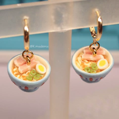Ponyo's Ramen earrings