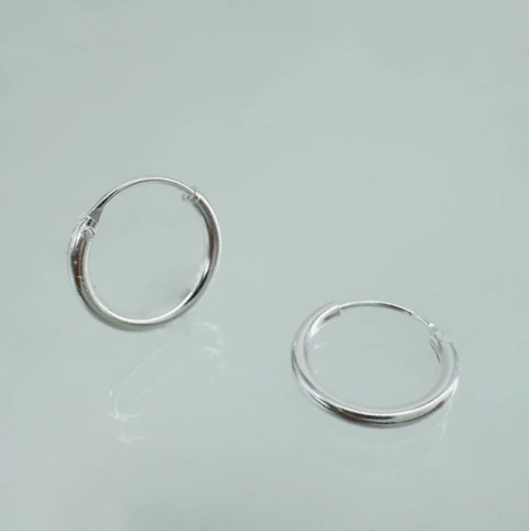 Argolla de Plata 925 - 1 cm - Modelo ARES008 - comprar online