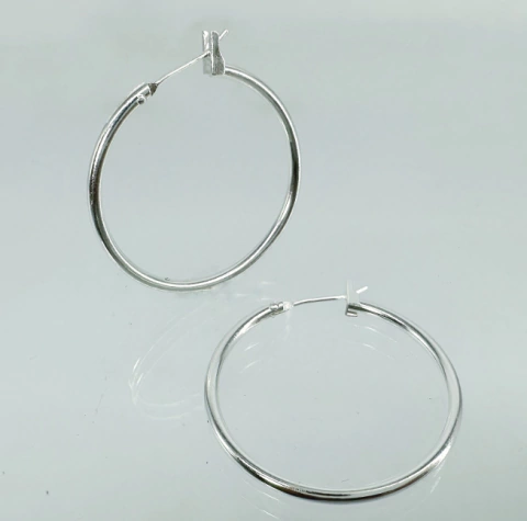 Argolla de Plata 925 - 2,5 cm - Modelo ARES009 - comprar online