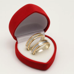 Alianzas Personalizadas de Plata 925 y Double -- Grabado Incluido AN1950EGT