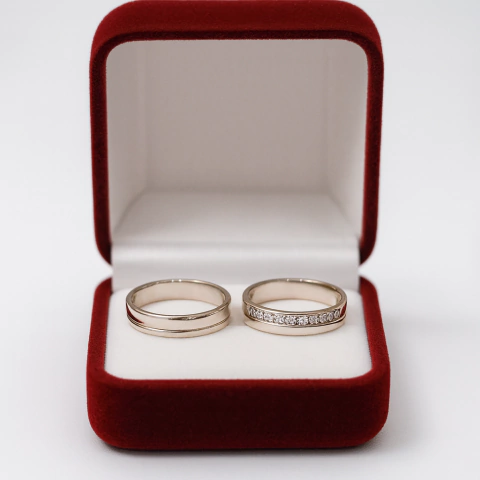 Alianzas Personalizadas de Plata 925-- AN2000 - 4mm - con grabado