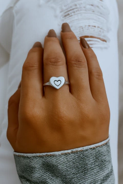 Imagen de Anillo Corazón Infinito - Plata 925- AP03
