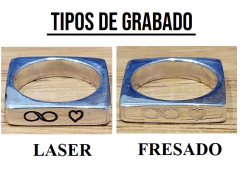 Imagen de Dije Doble Personalizado en Plata 925 | Grabado con Iniciales, Fecha o Frase | Joya para Parejas o Mejores Amigos