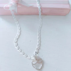 Conjunto Cadena + Duje Corazon + Infinito Calado Cubic