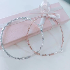 Combo 2 Pulseras de Cristal y de Plata Combinadas - comprar online