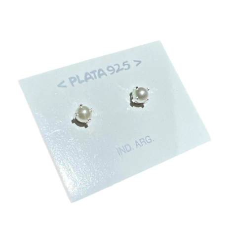 Aros Pasantes Perla Pequeña - Modelo APAES011 - comprar online