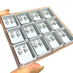 Aros Abridores Corazón de Plata Pequeño - Modelo AAAES003 en internet