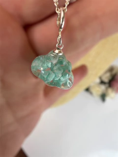 Dije en forma de nubes "Yo te cielo" en Plata 925 | DL017