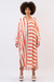 Chemise manga longa viscose estampa listras