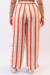 Calça viscose pantalona estampa listras na internet