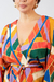 Kimono viscose estampa mosaico - Glam by