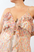Tunica chiffon com babados estampa chuvas - loja online