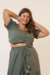 Cropped linho corselet sublime - comprar online