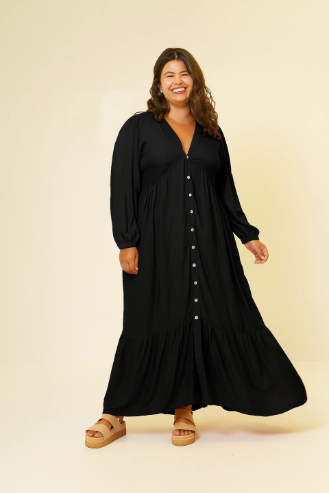 Vestido Viscose Longo Eclipse - comprar online