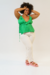 Blusa viscose transpasse com babado - comprar online