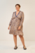 Vestido viscose com azelhas blues