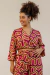 Cropped viscose transpasse rap
