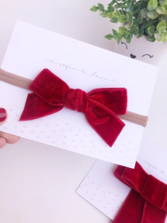 Laço Clarice veludo