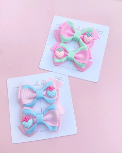 Parzinho de laços Laura moranguinho - comprar online