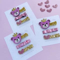 Hair clips ursinha - loja online