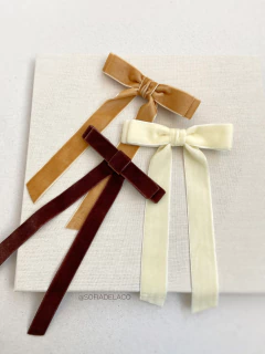 Laço Camila em veludo - comprar online