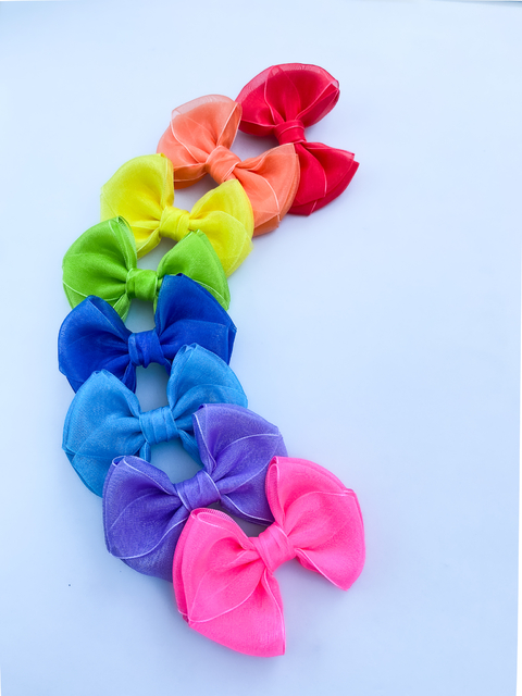 Laço Nina duplo organza