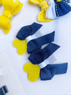 Parzinho coração e lacinho - Sofia de Laço