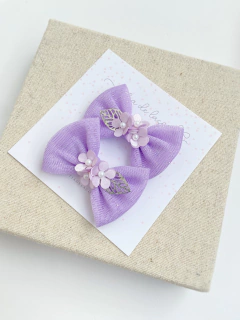 Laço Letícia P florzinhas (unidade) - loja online